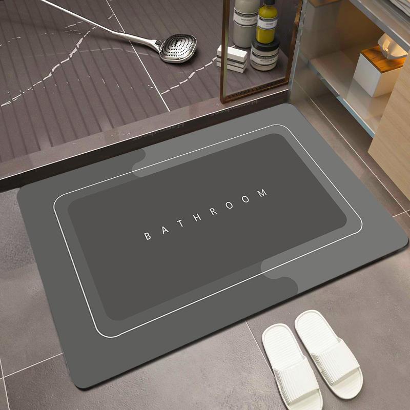 Zara Home Bathroom Rug - Alfombra de baño antideslizante súper absorbente,
