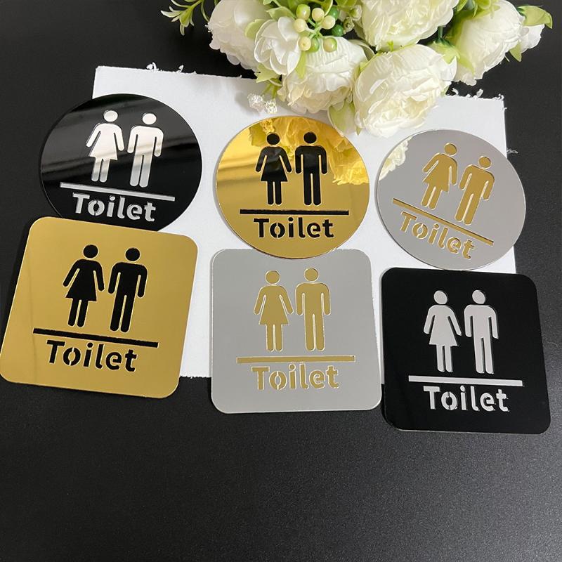 Jet Home Bathroom Mirrors - Letrero de Acrílico para Baño de