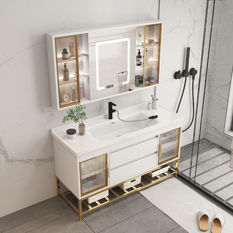 Home Bathroom Cabinets - Muebles de Baño con Lavabo Integrado,