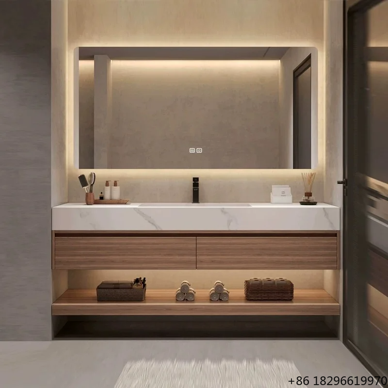 Home Bathroom Cabinets - Conjunto de Muebles de Baño Inteligentes