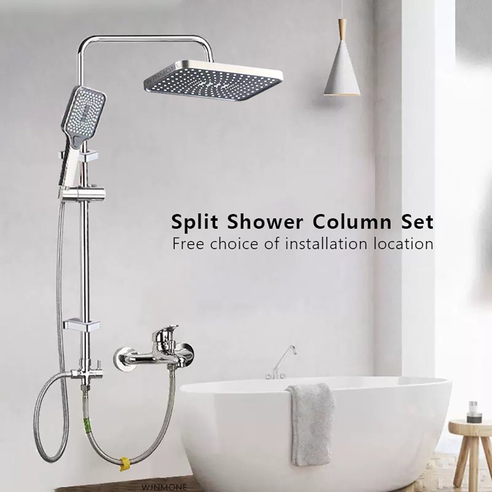Home Bathroom Faucets - Juego de columna de ducha dividida,