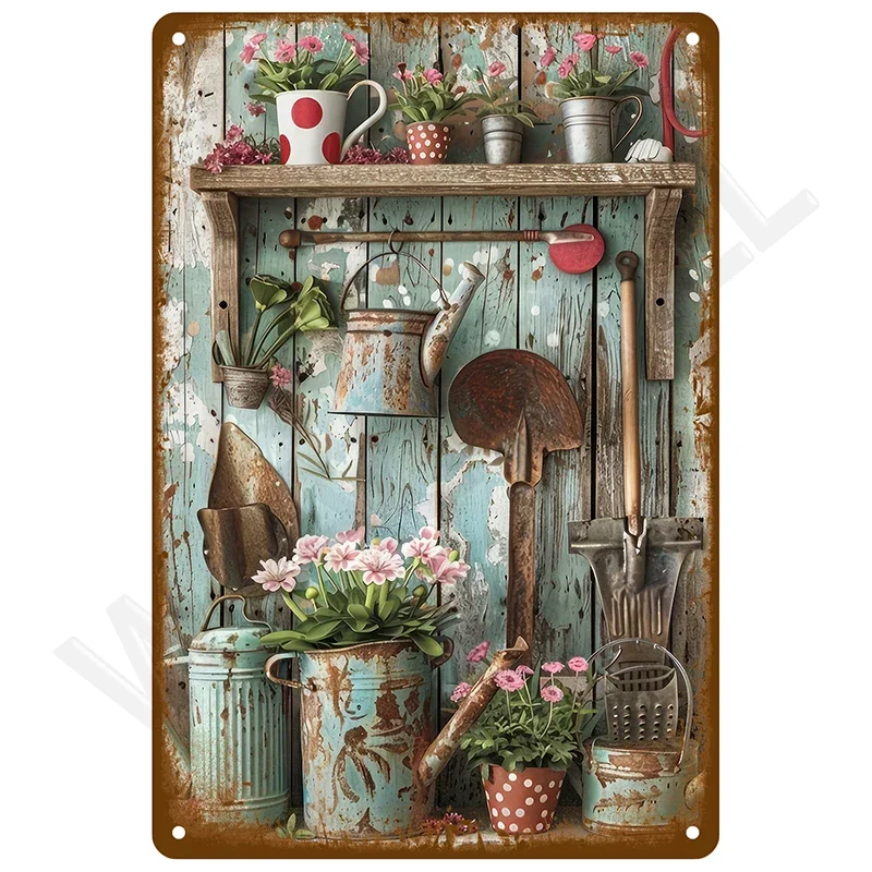 Home Bathroom Signs - Letreros Metálicos Vintage para Bar, Baño,