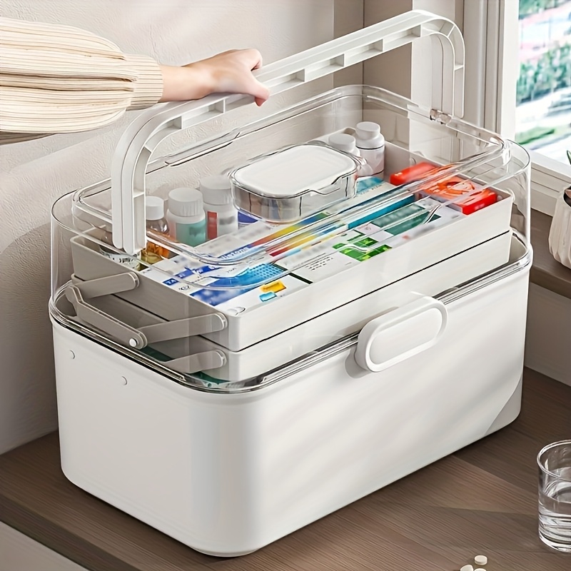 Home Bathroom Cabinets - Caja de Almacenamiento de Medicamentos con