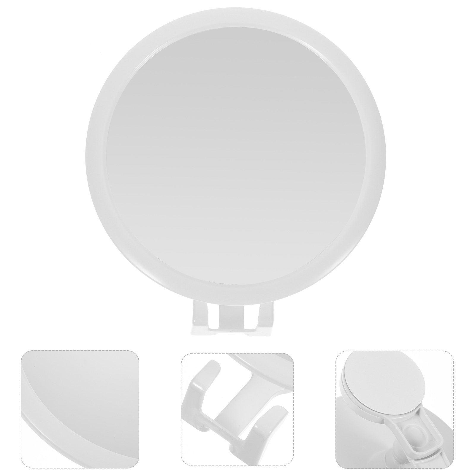 Shaving Mirror Suction - Espejo Redondo Premium para Baño, Antivaho,