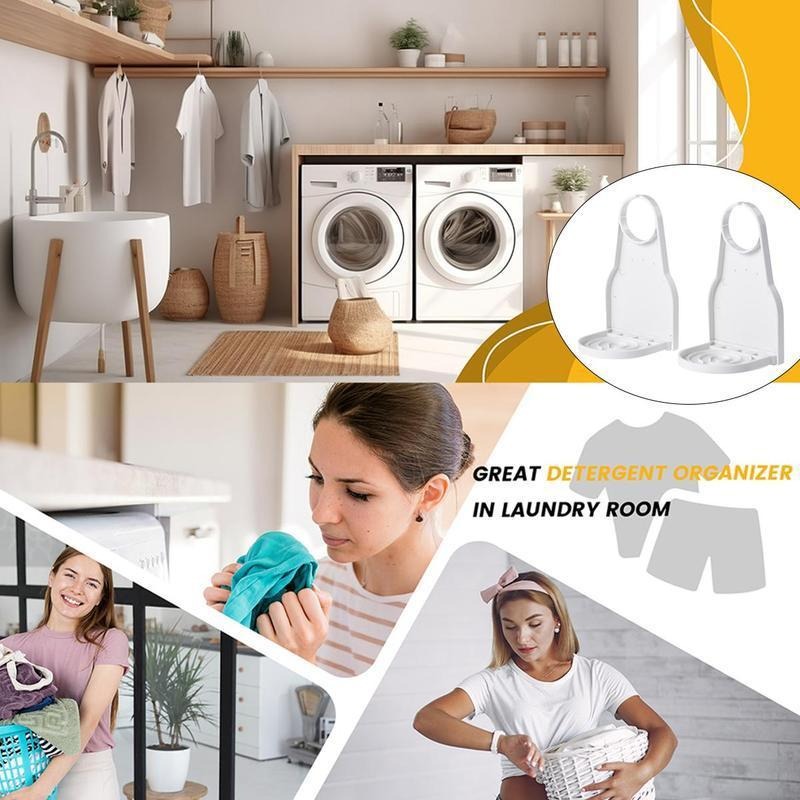 Home Essentials Bathroom Organizer - Dispensador de detergente plegable de 4
