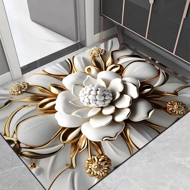Zara Home Bathroom Rug - Alfombra de baño VIKAMA Light Luxury