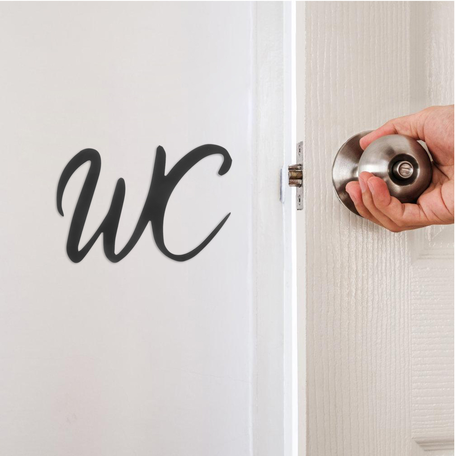 Letrero para Puerta de Baño, M - Home Bathroom Signs reseña y precio