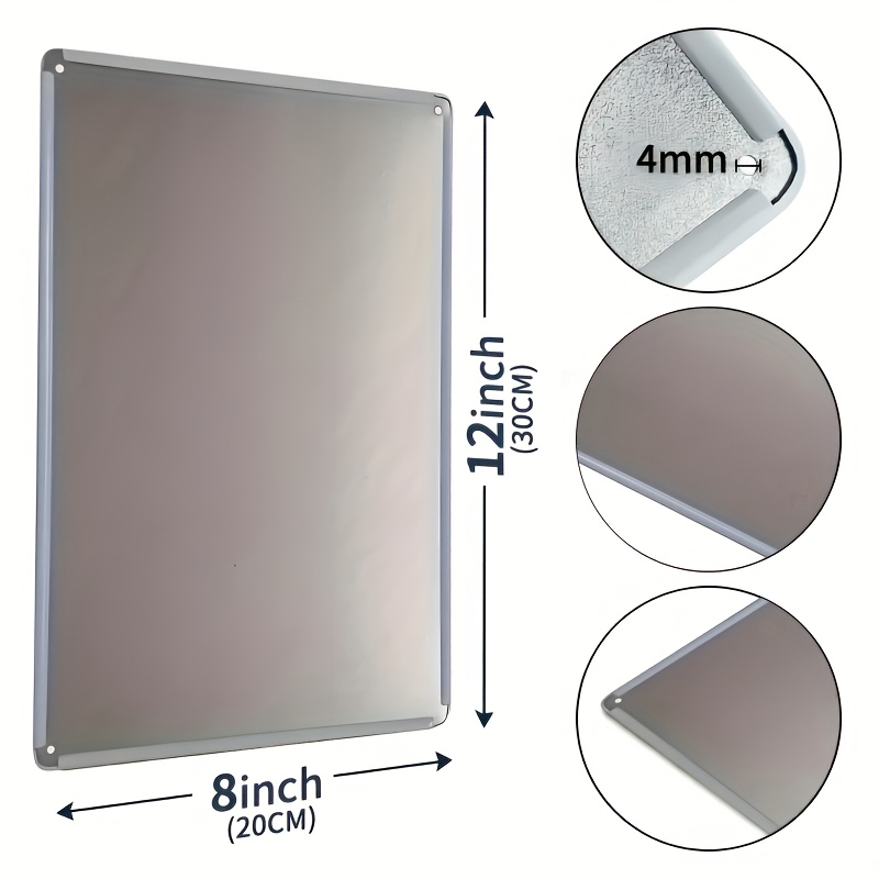 Elegante Letrero Metálico Feme - Home Bathroom Signs reseña y precio