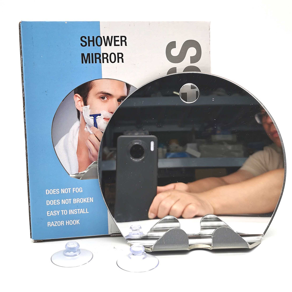 Espejo de Baño Redondo Platead - Shaving Mirror Suction reseña y precio