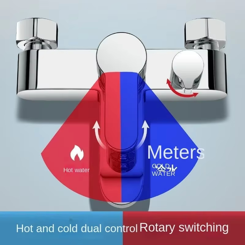 Grifo de ducha Triple para bañ - Home Bathroom Faucets reseña y precio