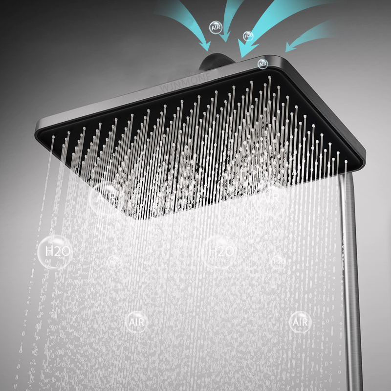 Sistema de ducha de lujo con l - Home Bathroom Faucets reseña y precio