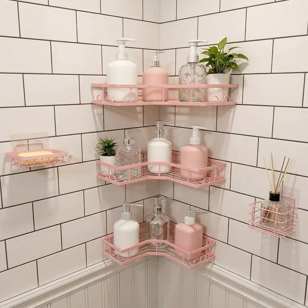 Juego de 5 organizadores de du - Home Essentials Bathroom Organizer reseña y precio