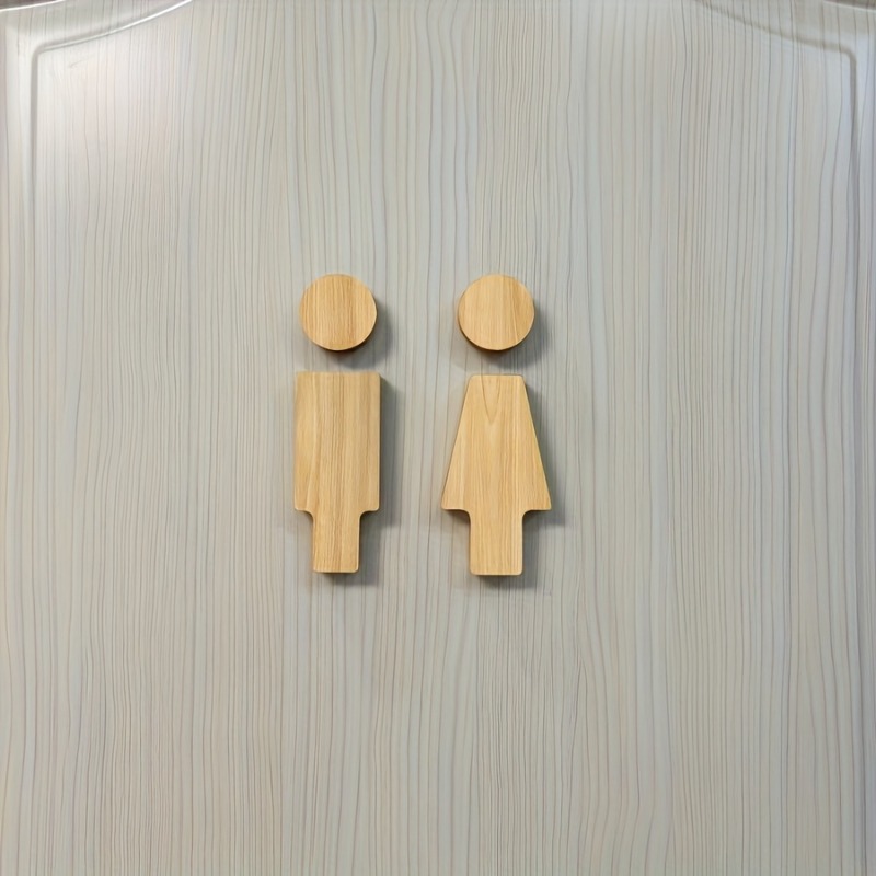 Letrero de baño de madera para - Home Bathroom Signs reseña y precio