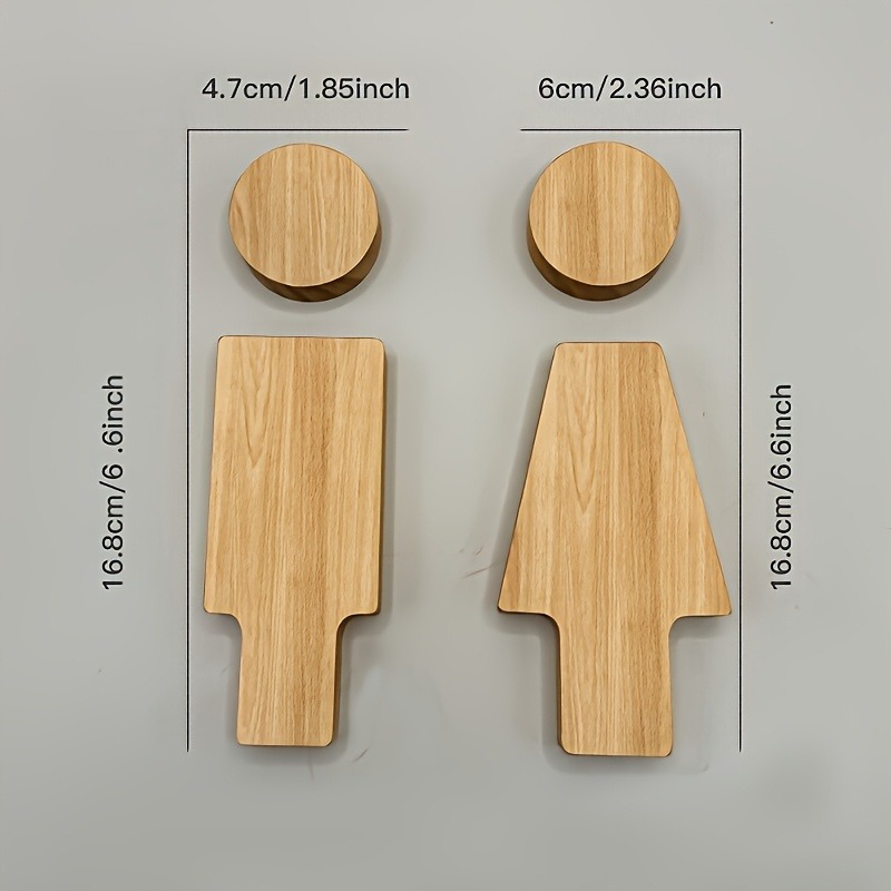 Letrero de baño de madera para - Home Bathroom Signs reseña y precio