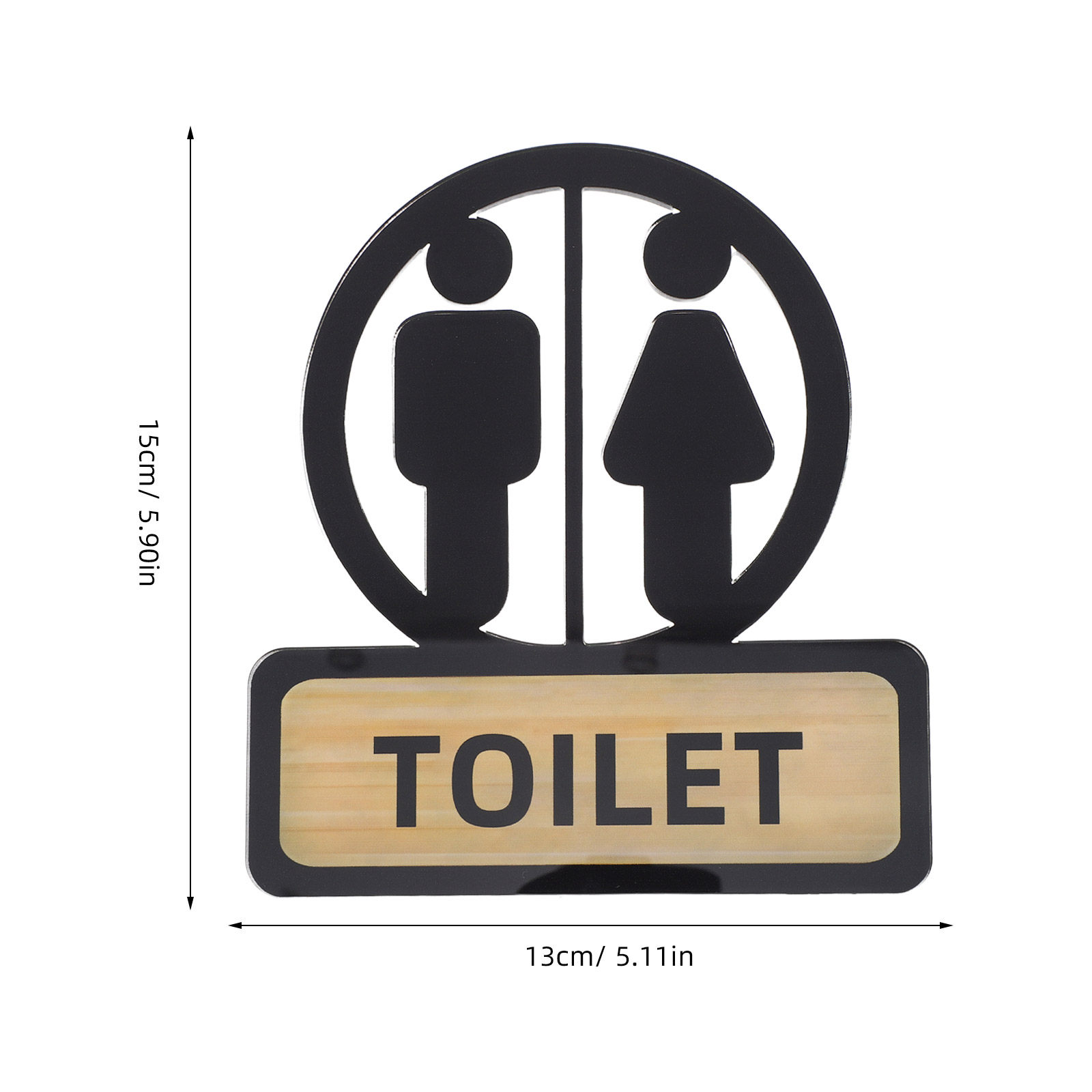 Letreros de Acrílico Transpare - Home Bathroom Signs reseña y precio