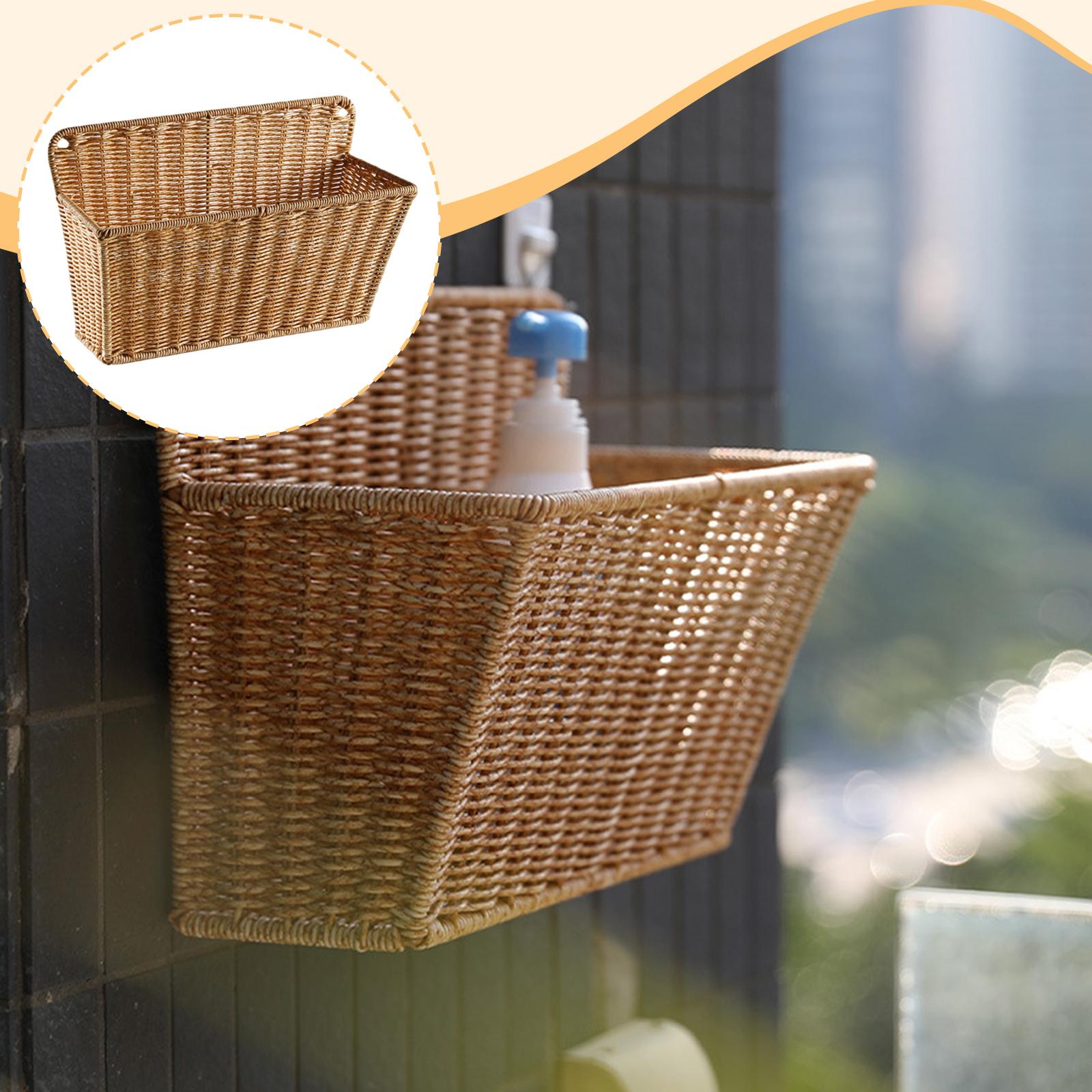 Cesta de Almacenamiento Tejida - Home Essentials Bathroom Organizer reseña y precio