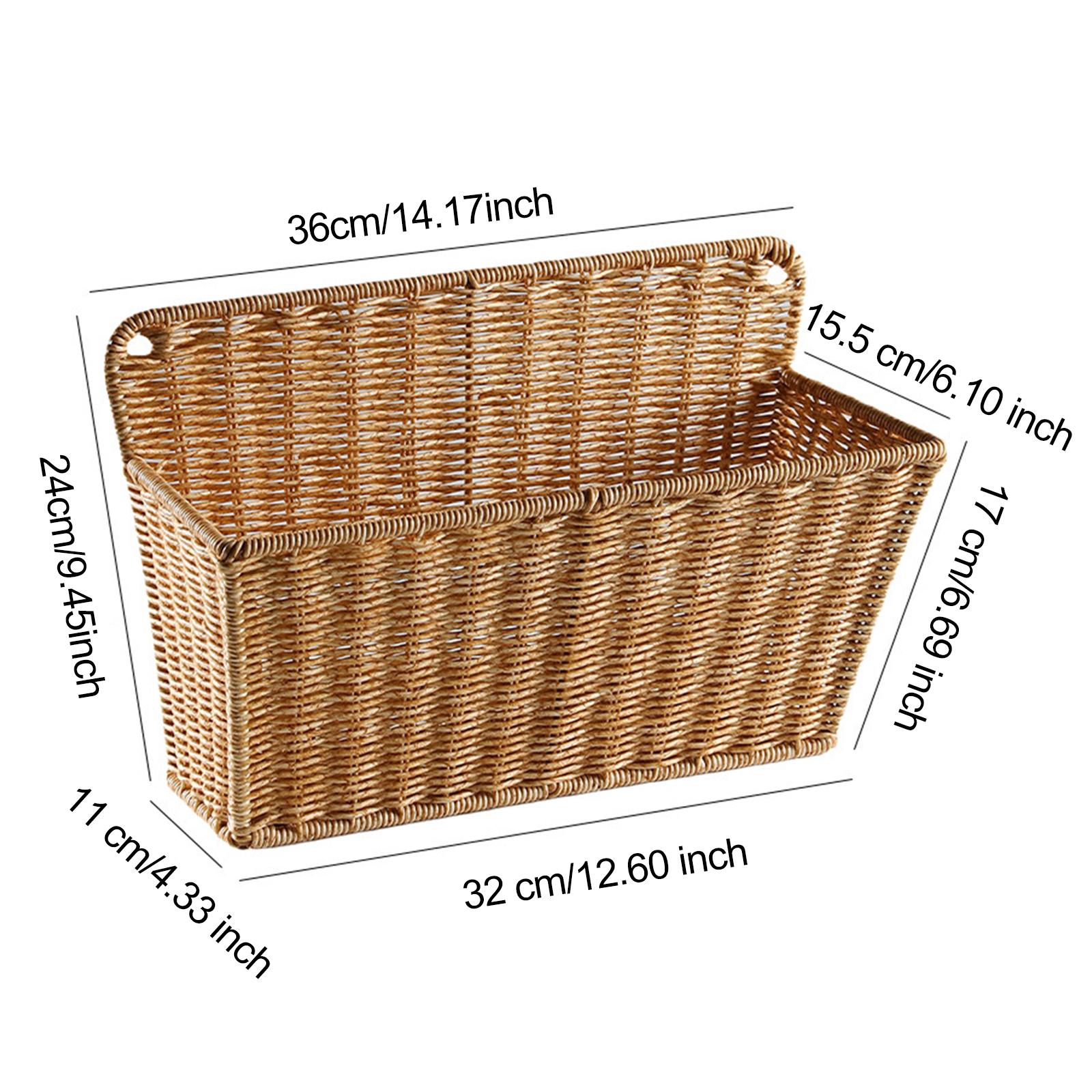 Cesta de Almacenamiento Tejida - Home Essentials Bathroom Organizer reseña y precio