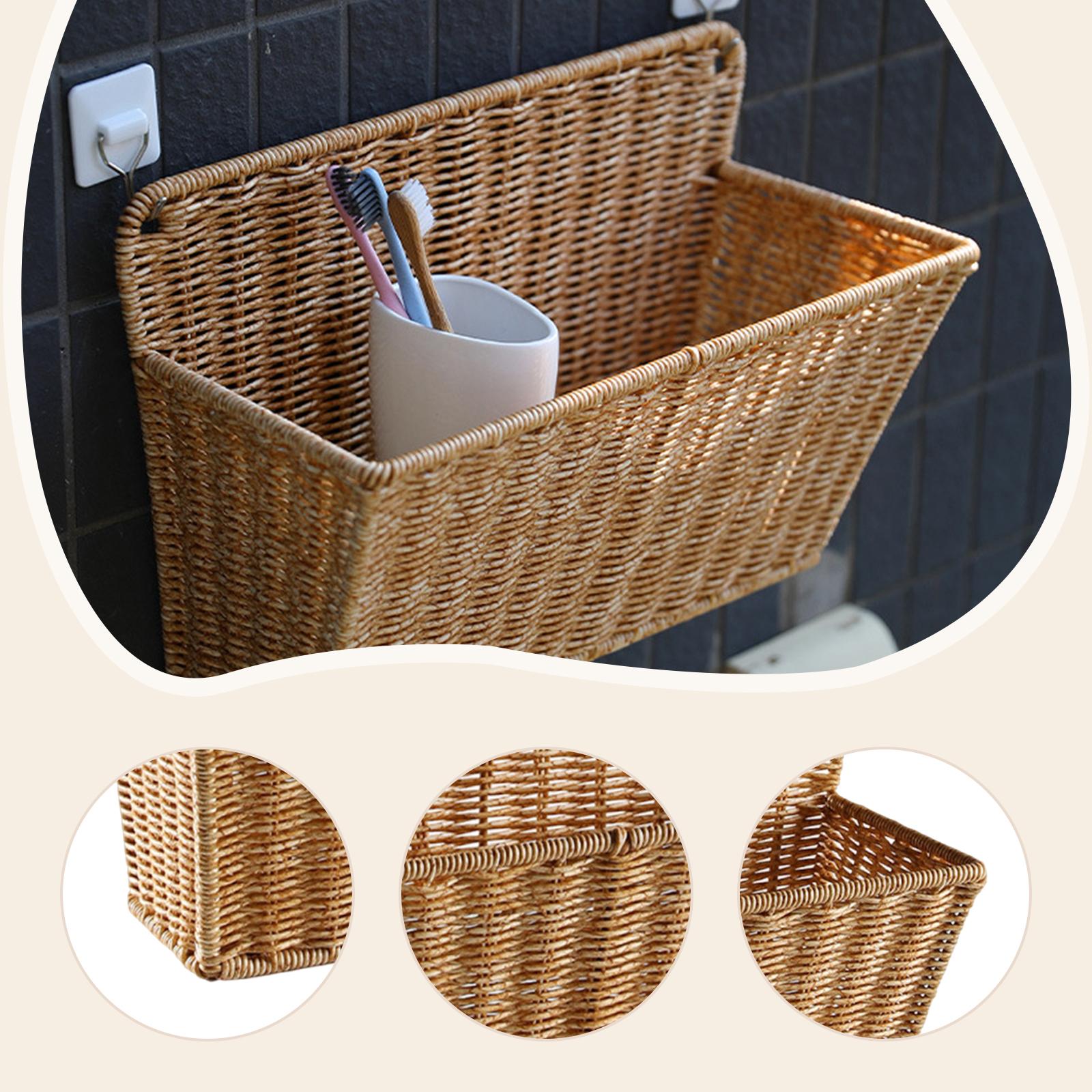 Cesta de Almacenamiento Tejida - Home Essentials Bathroom Organizer reseña y precio
