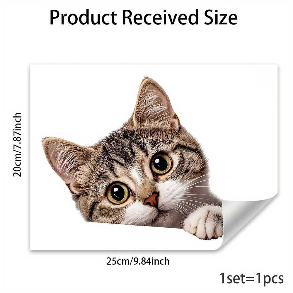 Pegatina Divertida de Gato Esc - Home Bathroom Cabinets reseña y precio
