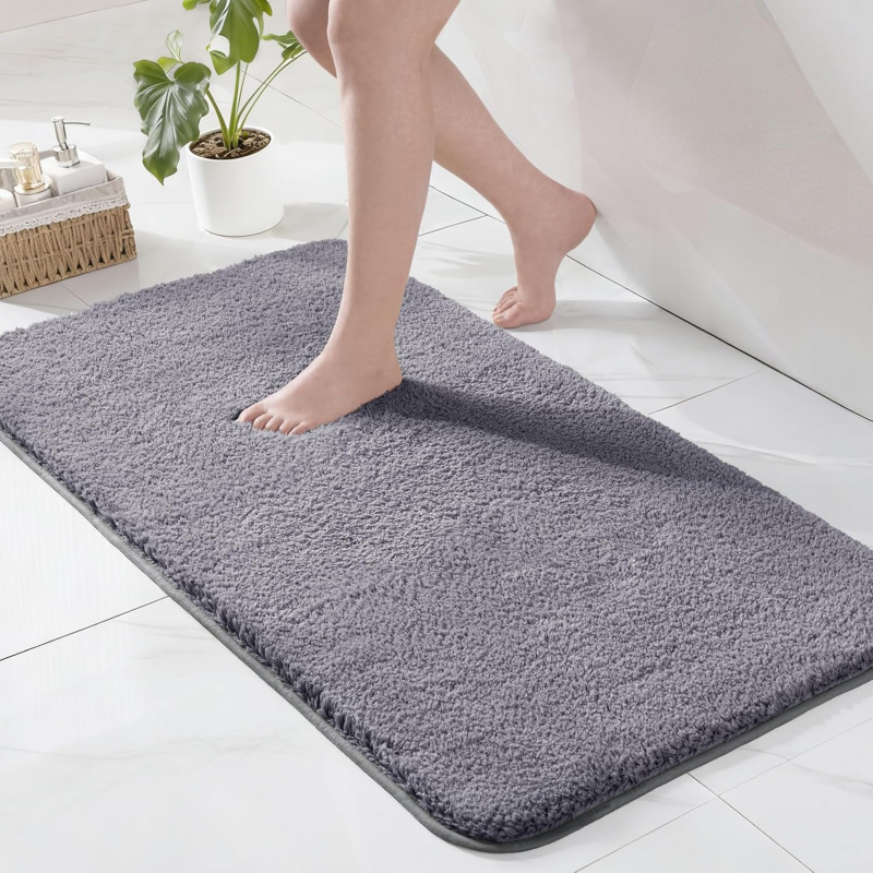 VIKAMA Alfombra de baño azul m - Zara Home Bathroom Rug reseña y precio