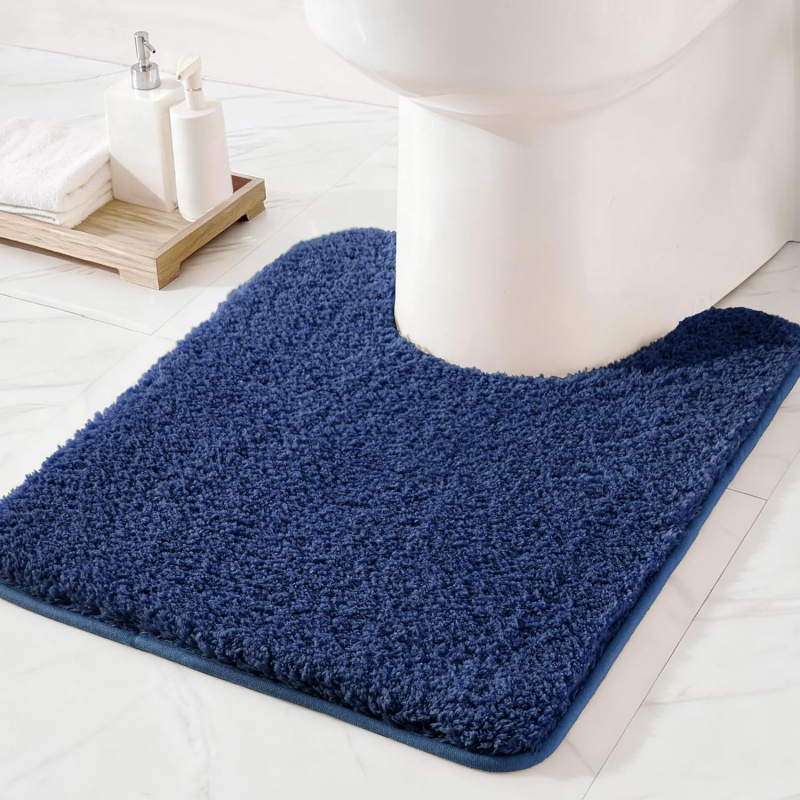 VIKAMA Alfombra de baño azul m - Zara Home Bathroom Rug reseña y precio