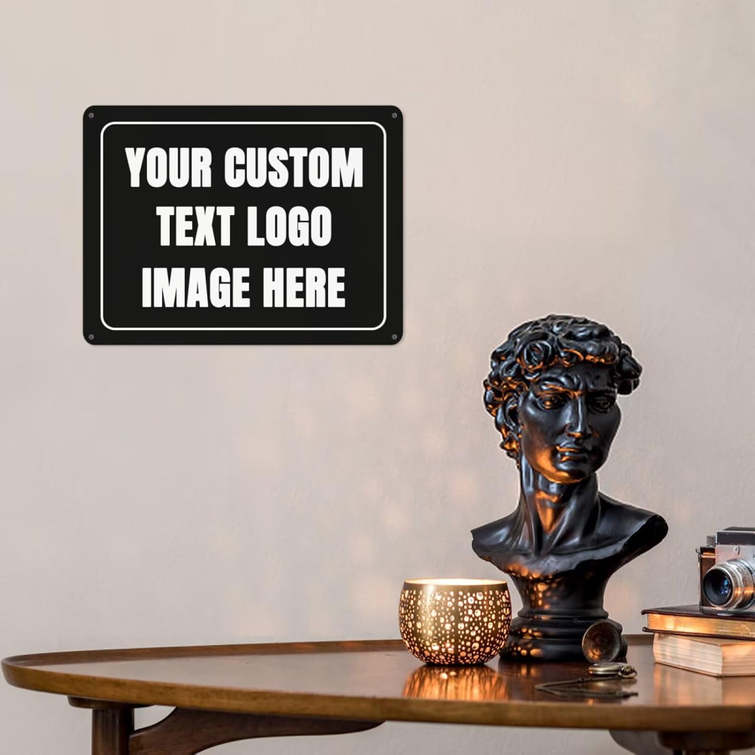 Letrero personalizado, letrero - Home Bathroom Signs reseña y precio