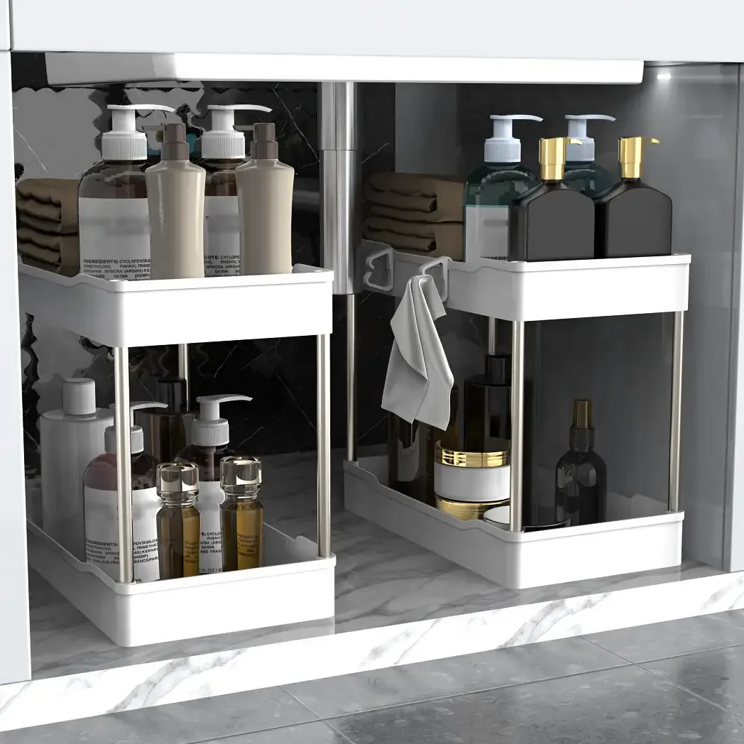 Juego de 3 organizadores bajo  - Home Bathroom Cabinets reseña y precio