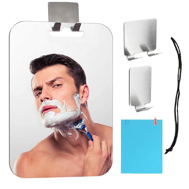 Espejo antiniebla acrílico de  - Shaving Mirror Suction reseña y precio