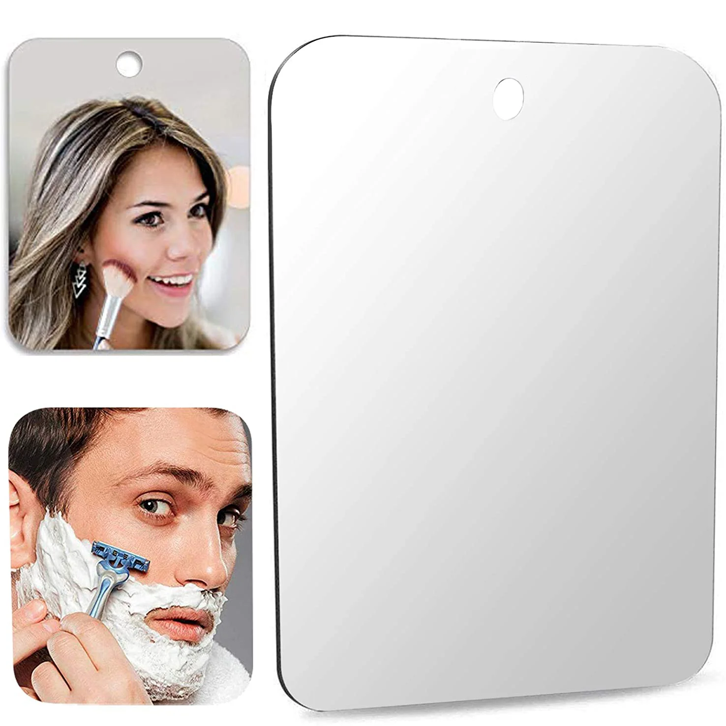 ia acrílica del banheiro del m - Shaving Mirror Suction reseña y precio