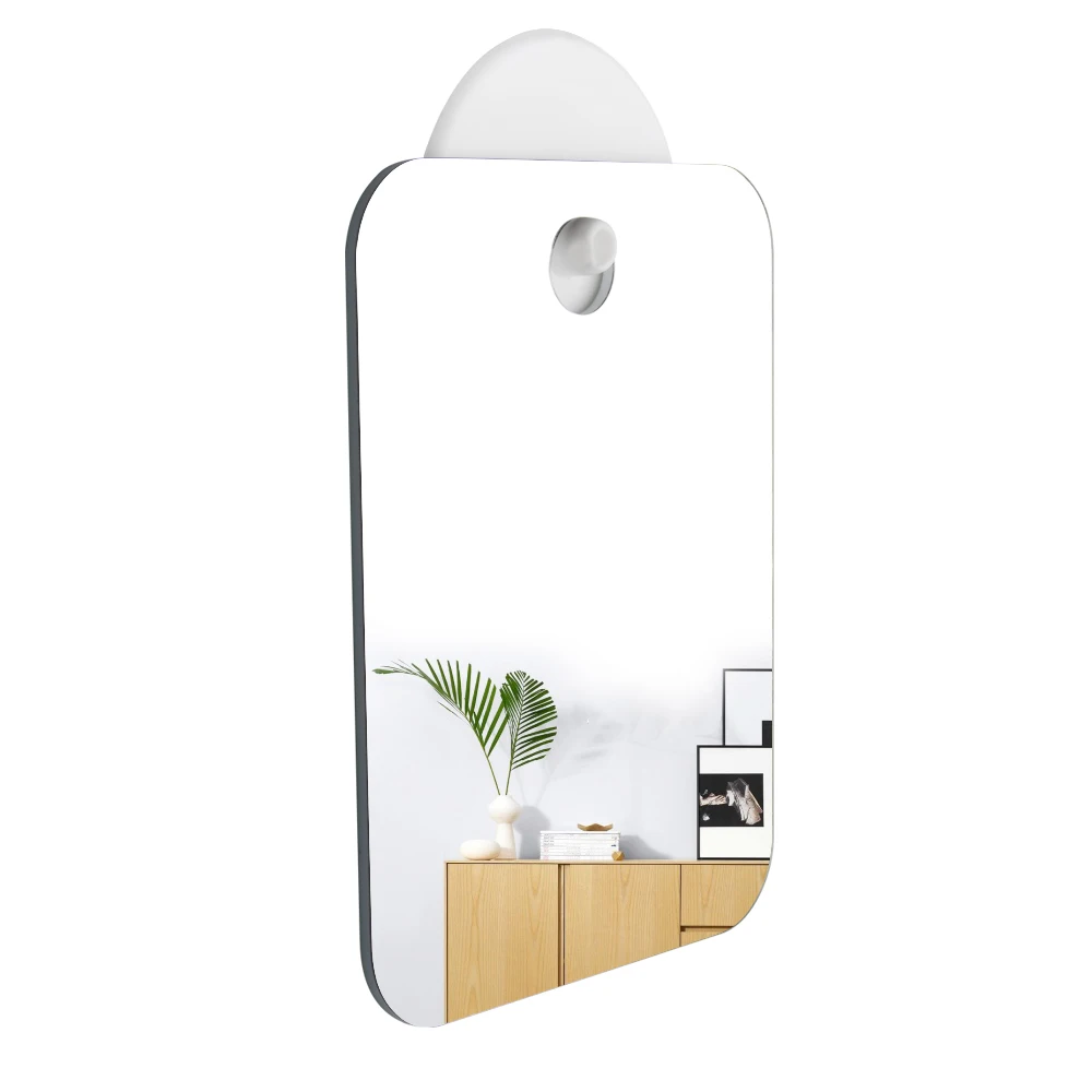ia acrílica del banheiro del m - Shaving Mirror Suction reseña y precio