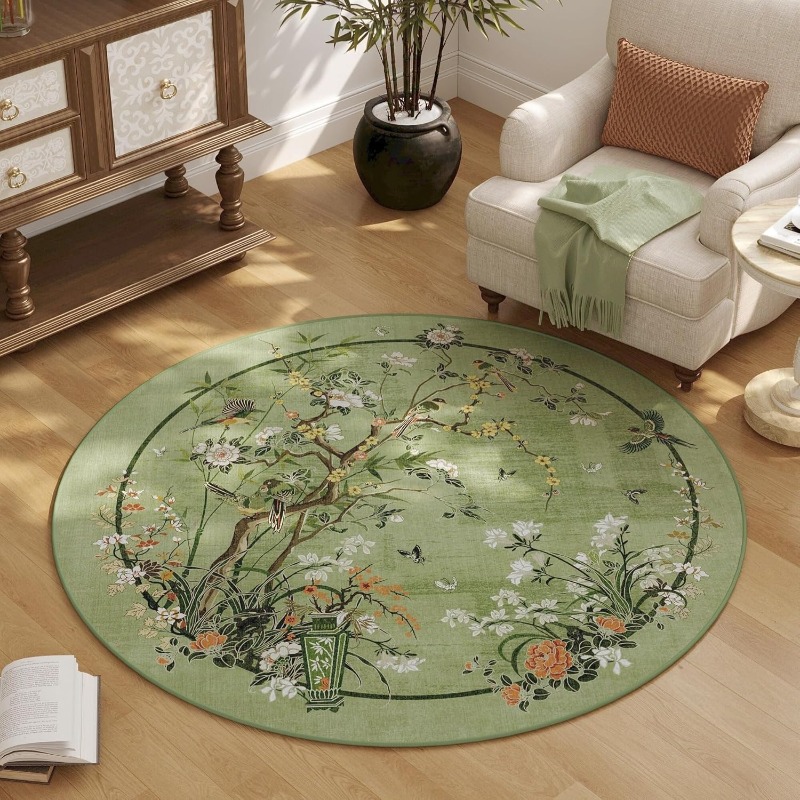Alfombra redonda con estampado - Zara Home Bathroom Rug reseña y precio