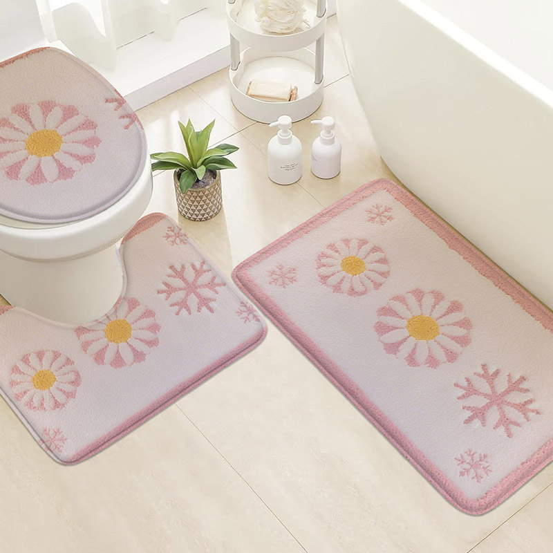 Juego de 3 Alfombrillas de Bañ - Zara Home Bathroom Rug reseña y precio