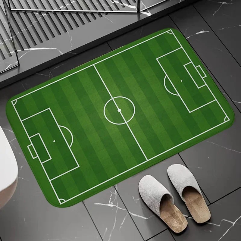 Alfombra de puerta con patrón  - Zara Home Bathroom Rug reseña y precio