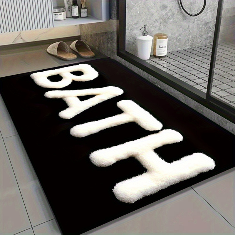 VIKAMA Alfombra minimalista de - Zara Home Bathroom Rug reseña y precio