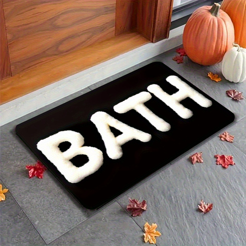 VIKAMA Alfombra minimalista de - Zara Home Bathroom Rug reseña y precio