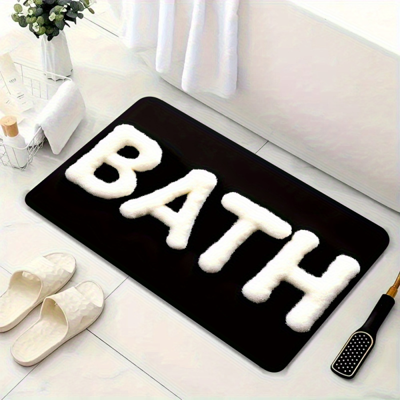 VIKAMA Alfombra minimalista de - Zara Home Bathroom Rug reseña y precio