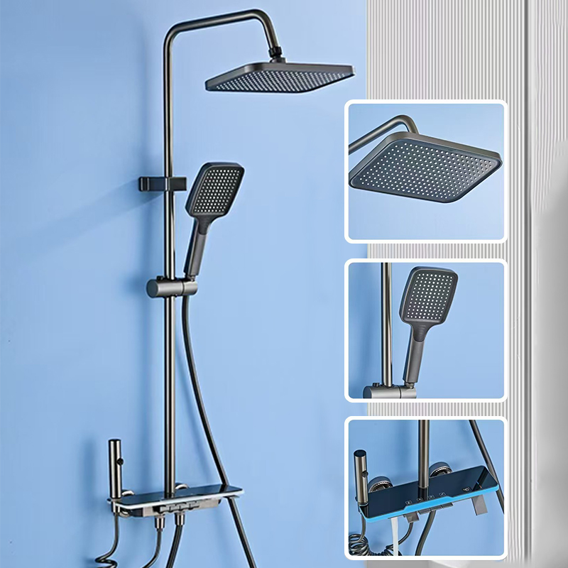 Juego de cabezal de ducha de c - Home Bathroom Faucets reseña y precio